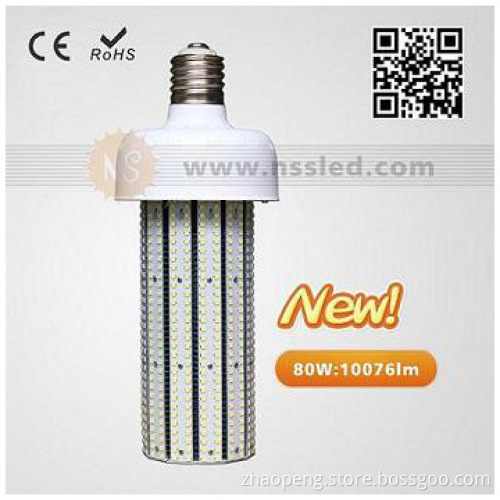 CE ROHS 80w corn bulb 3 year warranty E40 E27 80w high power led bulb